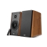 Edifier R2000DB Warm Oak Powered Bluetooth Bookshelf Speakers 25mm Eagle Eye tweeters High-gloss piano design Dual RCA Input
